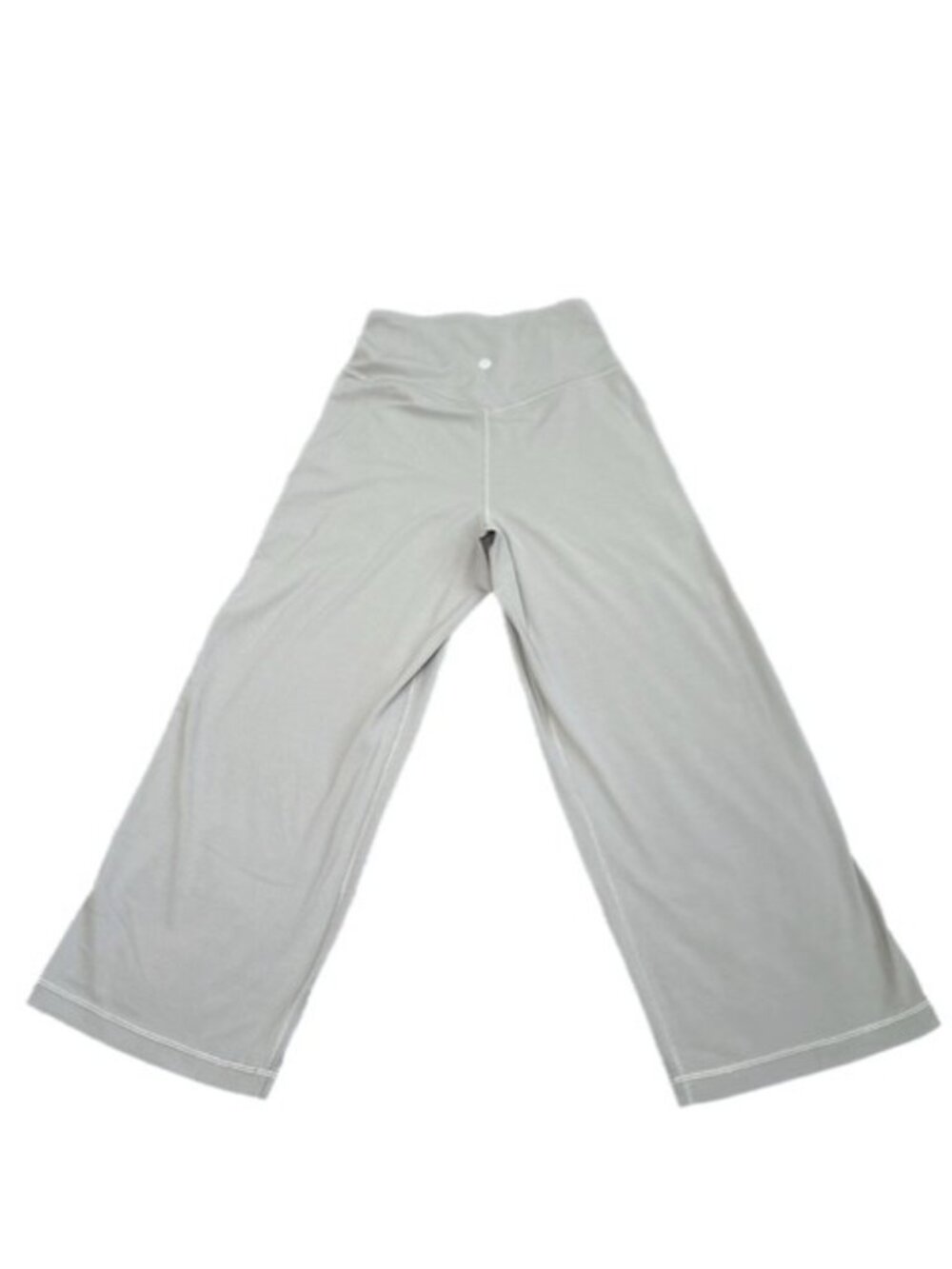 Lululemon Wide Leg Pants Sweats Light Gray Pockets Size 2 Excellent Condition! - Picture 2 of 6